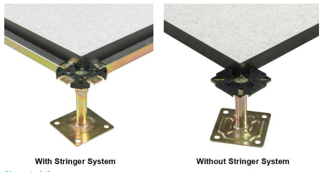 Anti static Calcium Sulphate Floor with stringer system