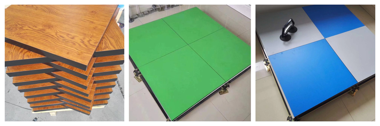 Woodcore raised floor panels Customized Covering