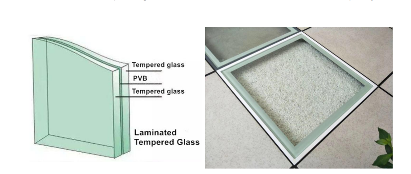 Glass Raised Floor structure 