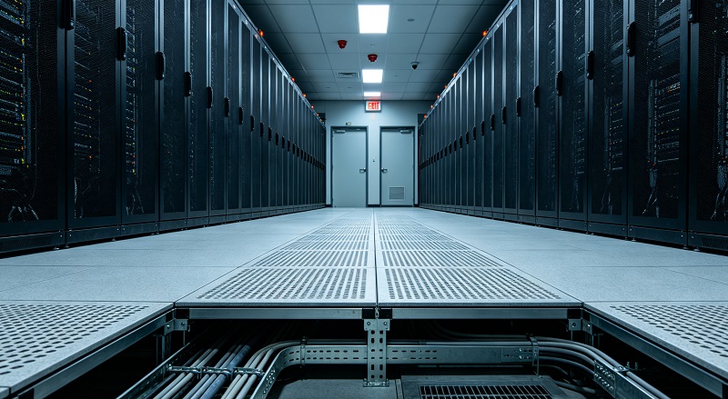 Why do data centers have raised floors?